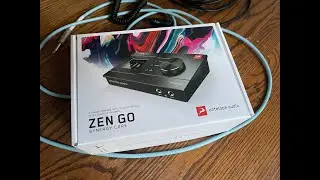 New Antelope Audio Zen Go Interface From Unbox To Plug In