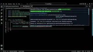 How to play audio files on java