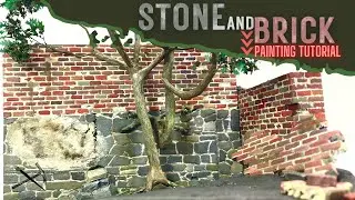 How To Paint Realistic Stone And Brick Walls