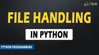 File Handling in Python | File Handling in Python Programming | Python Tutorial | 