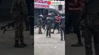 Tallest man in Kenya VS Kenya Police during Gen Z Maandamano | 