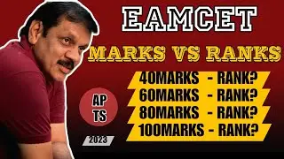 EAMCET MARKS VS RANK