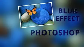 How to Blur Background in Photoshop (colorful stone)