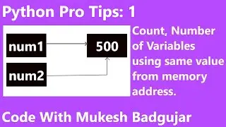 Python Pro Tips  1 | Reference Variables in Python | Find Memory Pointing Variables Count