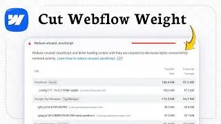 How to Reduce Unused JavaScript and CSS in Webflow (Lighthouse Audit Cleanup)