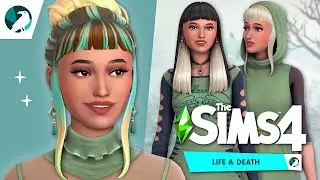EVERY NEW CAS ITEM 🪦🐦‍⬛ | Sims 4 Life & Death Create A Sim