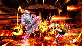 [KOF MUGEN] Inferno Walker Ken [Vs] Raika
