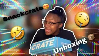 Tasting Snacks From....🤭/Snack Crate Unboxing📦/TheManiShow💕