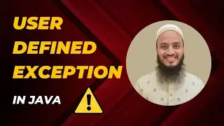 User Defined Exception in Java | Custom Exception | Exception Handling