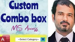 Make custom combo box in ms access