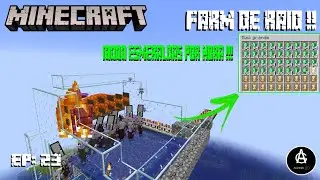 A Farm mais Roubada que eu já Fiz!! Farm de raid Minecraft 1.19 