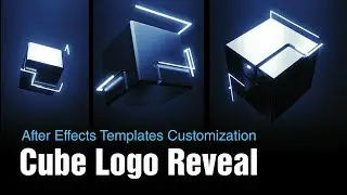 Cube Logo Reveal Animation - After Effects Template Customize