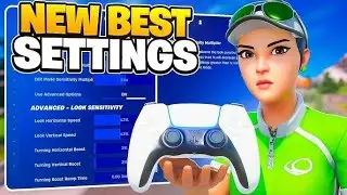 NEW Best Controller SETTINGS + Sensitivity Tutorial for Fortnite Chapter 6! (PS5/PS4/ XBOX)