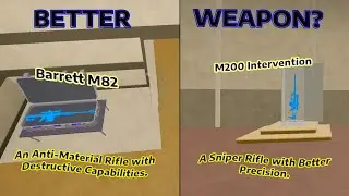 Barrett M82 vs. M200 Intervention in ROBLOX War Tycoon