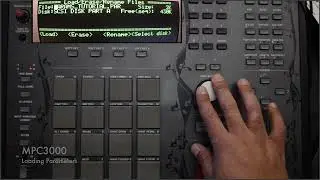 104.  MPC3000 Video Manual Loading, Erasing or Renaming