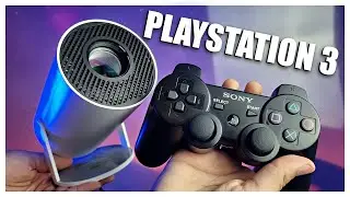 TESTEI O Playstation 3 no projetor HY300 😱