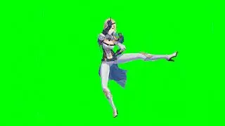Jean Take the L Fortnite Emote Green Screen - Genshin Impact MMD