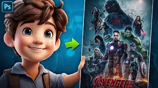 How I Made The Avengers Age of Ultron Poster | Photoshop