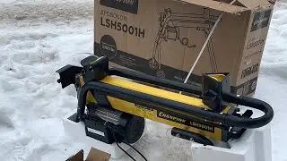 Распаковка дровакола! Champion LSH 5001h