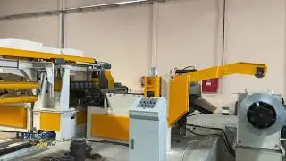 Линия продольной резки рулонов - SLT1300 (0,3–1,5 мм T x 1300 мм W x 15 тонн) / SACFORM
