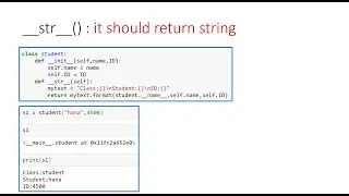 Printing customized object using str and repr | Learning OOP using Python 🐍