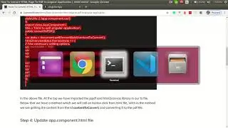 How to Generate PDF in Angular Application | Convert  HTML content into PDF