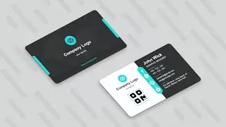 Create Digital Business Card Design Using HTML & CSS