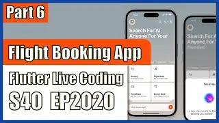 [Flutter] Flutter Live Coding EP2020 (Flight Booking App UI Part 6)