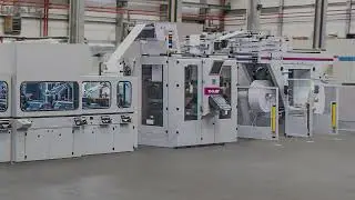 NEW 202RE 1750 EPM all servo envelope machine with end-of-line auto packing