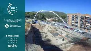 Construcción 72 viviendas en Castelldefels ■ Time-lapse