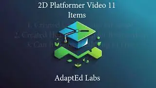 Unity 2D Platformer Tutorial Series Part 11 | Items (Score and Health)