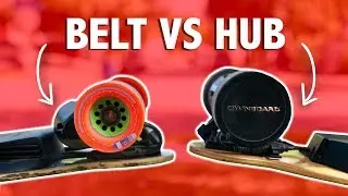 ELECTRIC SKATEBOARD (belt vs hub motors)