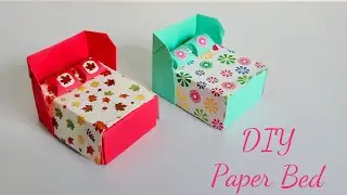 DIY Paper Bed || Beautiful Paper Craft