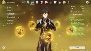 [Genshin Impact] Zhongli Build (HYBRID Buffer + Shielder)