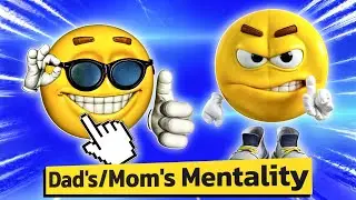 Dad Mentality Be Like VS Mom Mentality Be Like meme. Explained