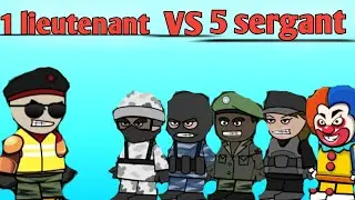 1vs5 gameplay mini militia || mini militia challenge ||powerful Gamer