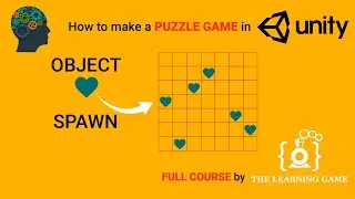 how to make a puzzle game in unity?[part 8]  How to spawn objects in grid?