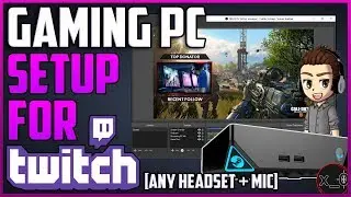 PC GAMING TWITCH SETUP | Elgato HD60, Mic, Any Headset, Chat, Webcam, Settings, Video Tutorial 2019