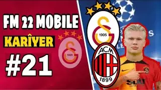 Haaland Yine Golünü Attı Ama! // FM22 Mobile