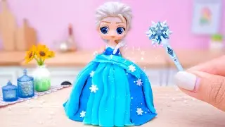 Frozen Cake ❄️ Beautiful Elsa Doll Cakes Decorating Idea by Mini Yummy - ASMR Miniature Cooking