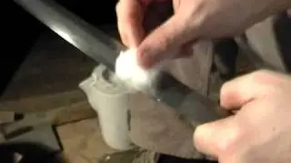 Making katana, polishing of the blade 5/5