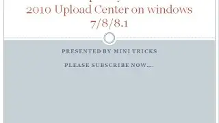 How To Completely Disable Office 2010 Upload Center windows 7/8/8.1