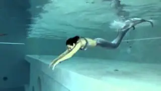 Pool fascinating spectacle in Italy depth of 40 meters