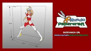 Seiya de Pegaso de Papercraft