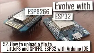 ESP32 & ESP8266 - How to upload a file to LittleFS and SPIFFS, ESP32 with Arduino IDE