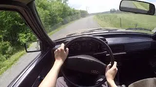 Audi 80 B2 1.8 (1983) - POV Drive