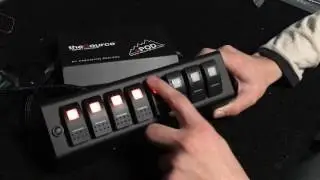 How to use the dual light feature on the switch panel.