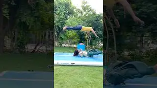 Khatro ke khiladi 😱 #gymnast #acrobatics #action #stunt #diveroll #couplegoals #viralshort #acro