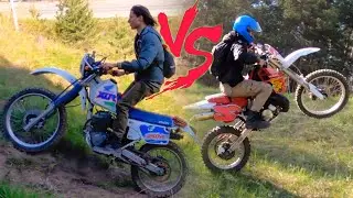 🌳Hard VS Soft Enduro Honda XLR250 против Honda CRM250