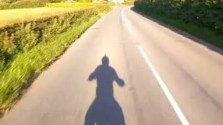 1962 BSA Gold Star Competition - road legal with megaphone... First time out.